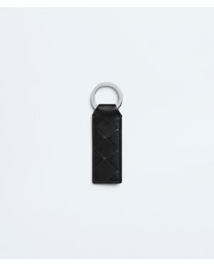 Bottega Veneta Tab Key Ring - White