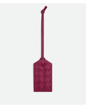 Bottega Veneta Intrecciato Tag Holder - Pink