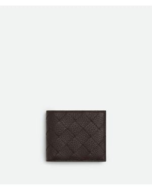 Bottega Veneta Intrecciato Bi-Fold Portemonnaie - Weiß