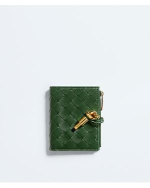 Bottega Veneta Andiamo Small Bi-Fold Wallet - Green