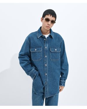 Bottega Veneta Medium Denim Overshirt - Blue