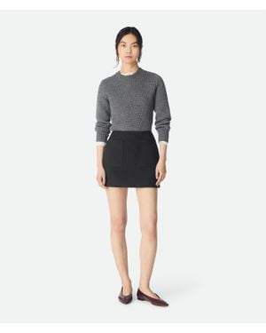 Bottega Veneta Light Cotton Skirt - Black