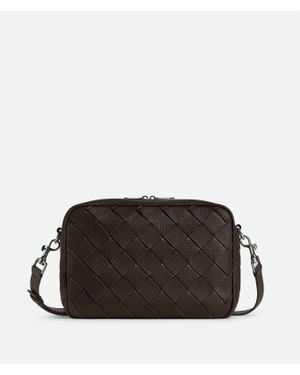 Bottega Veneta Intrecciato Camera Bag - Schwarz