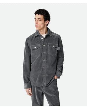 Bottega Veneta Corduroy Shirt - Gray