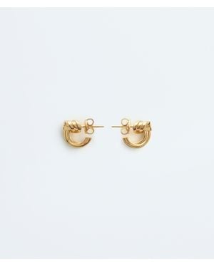 Bottega Veneta Knot Earrings - White
