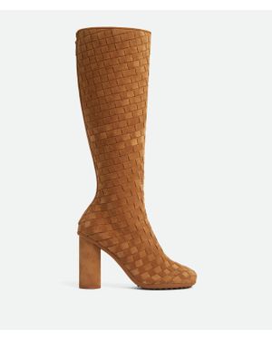 Bottega Veneta Atomic Stiefel - Braun