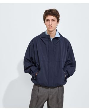 Bottega Veneta Technical Hooded Blouson - Blue