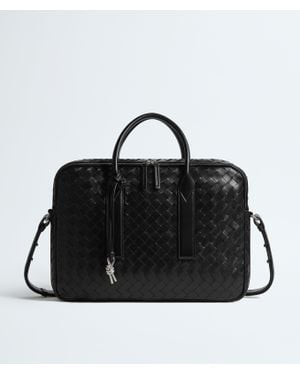 Bottega Veneta Getaway Large Briefcase - Black