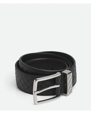 Bottega Veneta Intreccio Loop Gürtel - Schwarz
