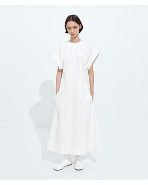 Bottega Veneta Compact Cotton Dress - White