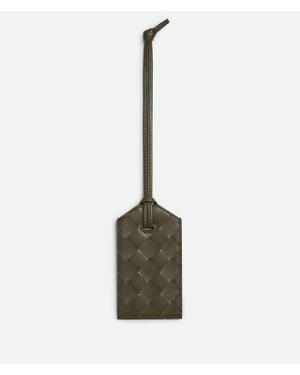 Bottega Veneta Intrecciato Tag Holder - White