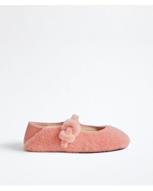 Bottega Veneta Veneziana Mary-Jane Ballerina - Pink