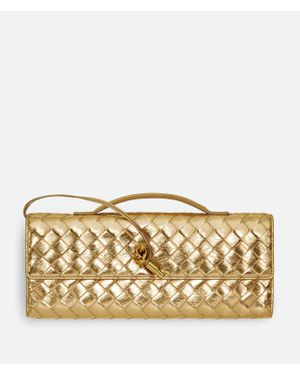 Bottega Veneta Andiamo Clutch - Gelb