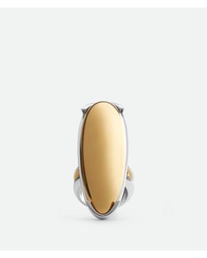 Bottega Veneta Ellipse Large Ring - White