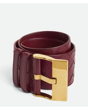 Bottega Veneta Großer Watch Gürtel - Rot