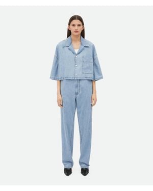 Bottega Veneta Light Denim Shirt - Blau