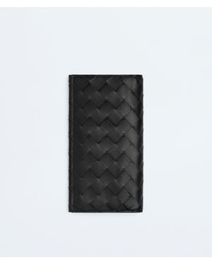 Bottega Veneta Intrecciato Long Wallet - Black