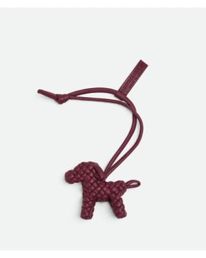 Bottega Veneta Dog Charm - Red