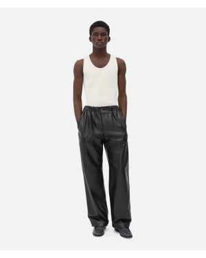 Bottega Veneta Leather Pants - White