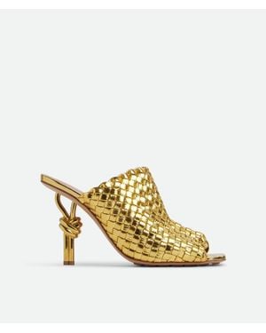 Bottega Veneta Knot Mule - Metallic