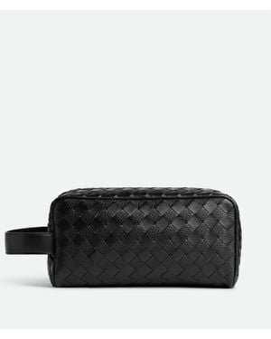 Bottega Veneta Intrecciato Reisepouch - Schwarz