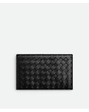 Bottega Veneta Intrecciato Check-In Organizer - Black