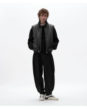 Bottega Veneta Padded Leather Gilet - Black