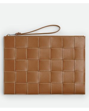 Bottega Veneta Grosse Cassette Pouch - Braun