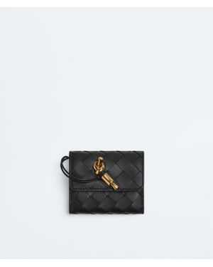 Bottega Veneta Andiamo Tri-Fold Wallet - White