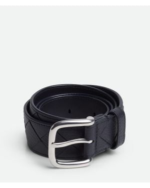 Bottega Veneta Intrecciato Gürtel - Schwarz