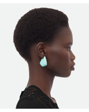 Bottega Veneta Kleine Fin Ohrringe - Grün