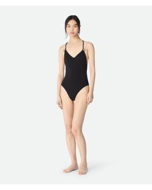 Bottega Veneta Maillot De Bain En Nylon Stretch - Noir