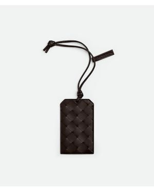 Bottega Veneta Badge Holder On Strap - Black