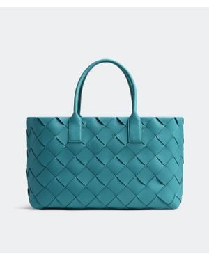 Bottega Veneta Maxi Tote Intreccio - Blau
