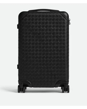 Bottega Veneta Odyssey Intrecciato Cabin Suitcase - Black