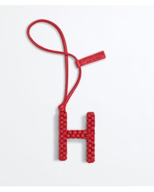 Bottega Veneta Buchstabe H-Charm - Rot