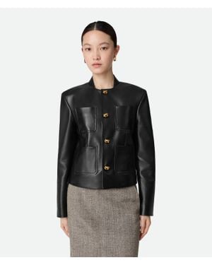 Bottega Veneta Leather Jacket - Black