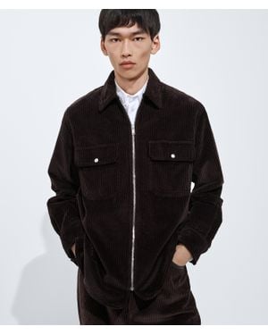 Bottega Veneta Cotton Corduroy Overshirt - Black