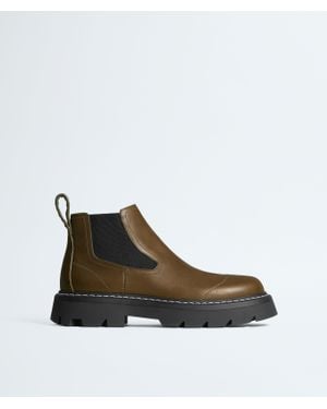 Bottega Veneta Gum Chelsea Ankle Boot - Brown