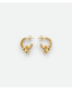 Bottega Veneta Knot Earrings - White