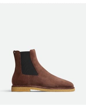 Bottega Veneta Daddy Chelsea Ankle Boot - Brown