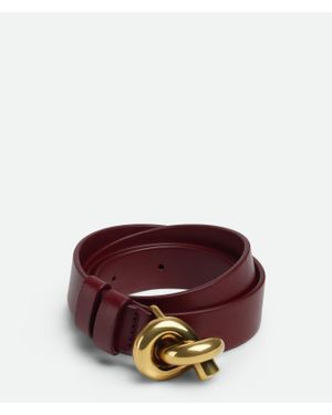 Bottega Veneta Knot Belt - Purple