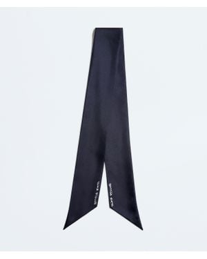 Bottega Veneta Silk Twill Necktie - Blue