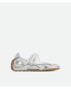 Bottega Veneta Orbit Flash Mary-Jane Trainer - White