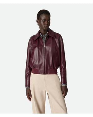 Bottega Veneta Lederblouson - Rot