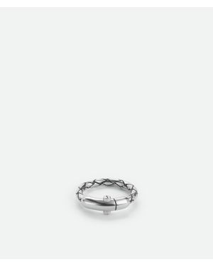 Bottega Veneta Bague Intreccio - Blanc