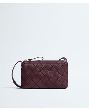 Bottega Veneta Diago Zipped Messenger - Purple