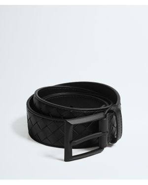 Bottega Veneta Solo Belt - Black