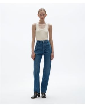 Bottega Veneta Medium Straight Leg Jeans - Blue