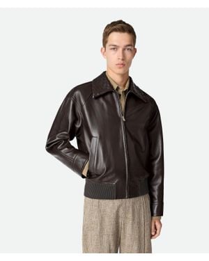 Bottega Veneta Leather Jacket - Black